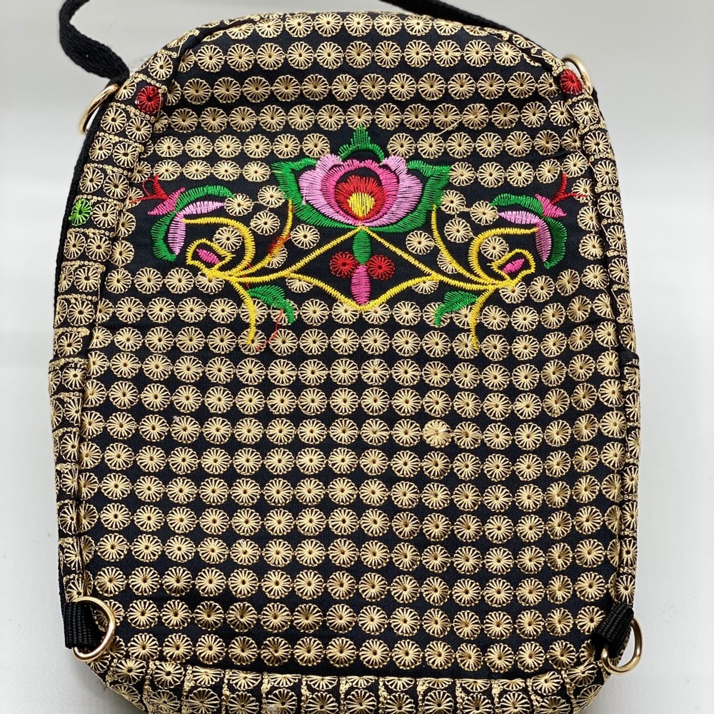 Embroidered mini backpack - Picture 2 of 4
